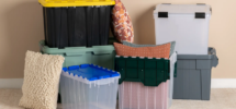 Plastic storage containers